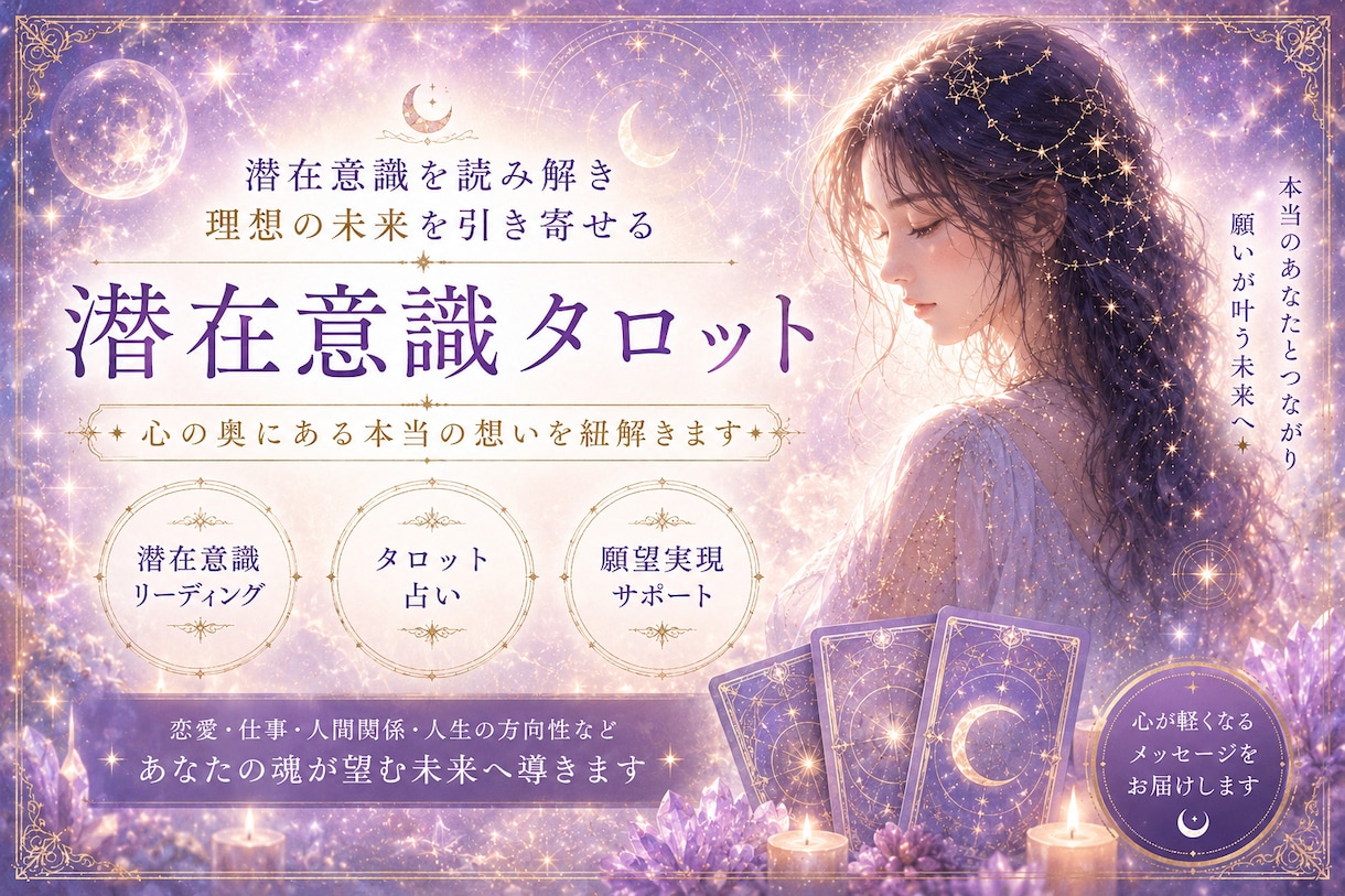 恋の行方と2人の未来を占います 10000字以上！潜在意識から紐解く、2人の未来と本音 イメージ3