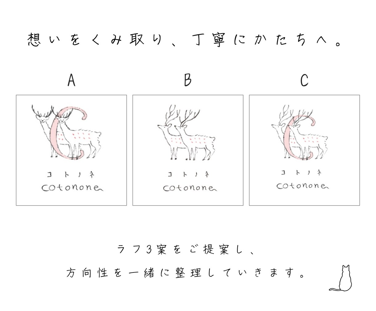 永く愛せる、やさしい線画の手描きロゴを制作します 絵本の1ページのように印象に残るロゴを制作しています。 イメージ5