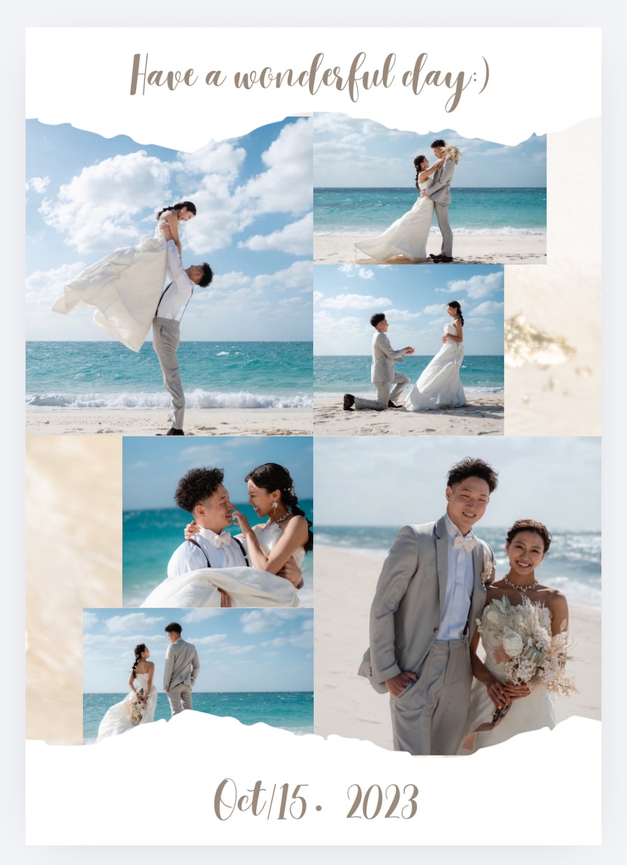 結婚式プロフィールブックおしゃれに制作します “見やすくて可愛い”プロフィールブック イメージ8