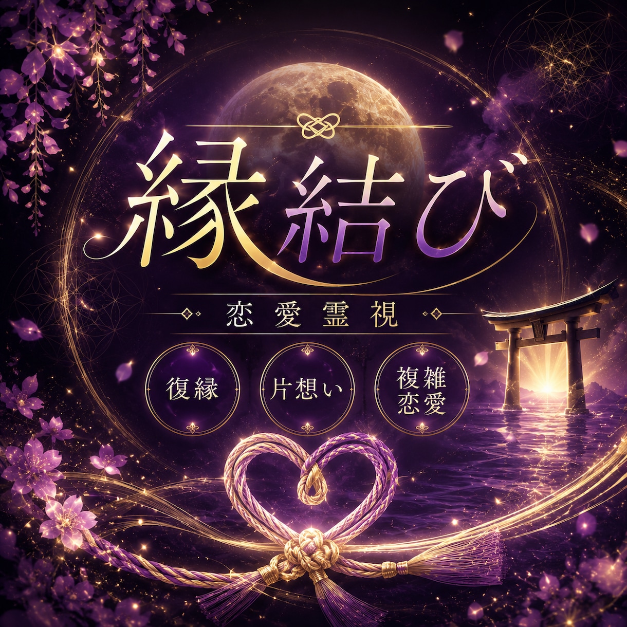 復縁・片想い・複雑恋愛　縁結び行います 現状を変えたいあなたへ。停滞した流れを前向きな変化へ導きます イメージ1