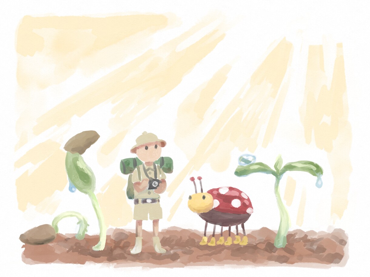 絵本風のイラストお描きします アイコン画像に、ヘッダー画像に、ブログ用にいかがでしょうか？ イメージ2