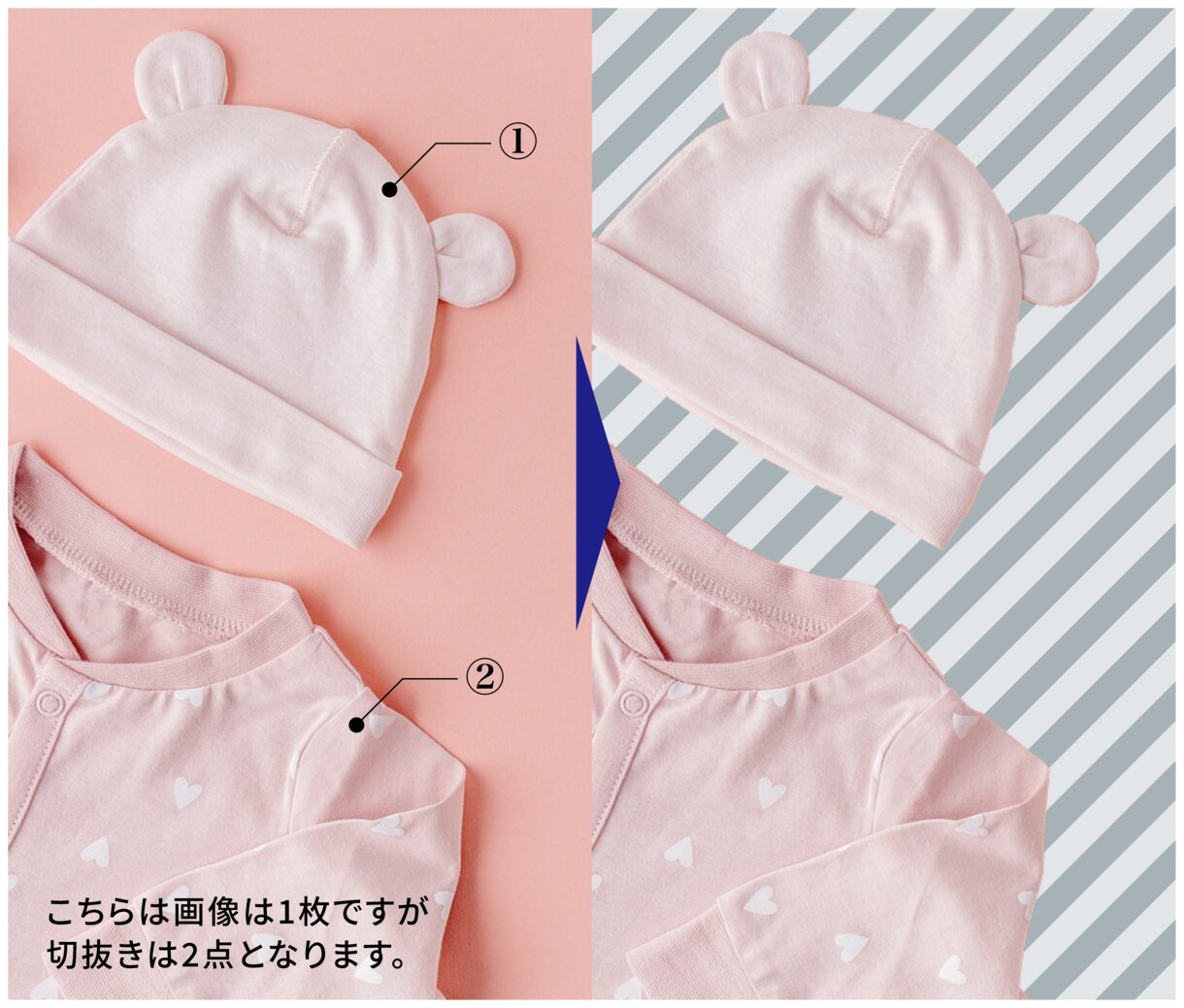 ECサイトやフリマアプリで使える画像切り抜きます 高品質！AIでは、まだ不可能なクオリティ イメージ4