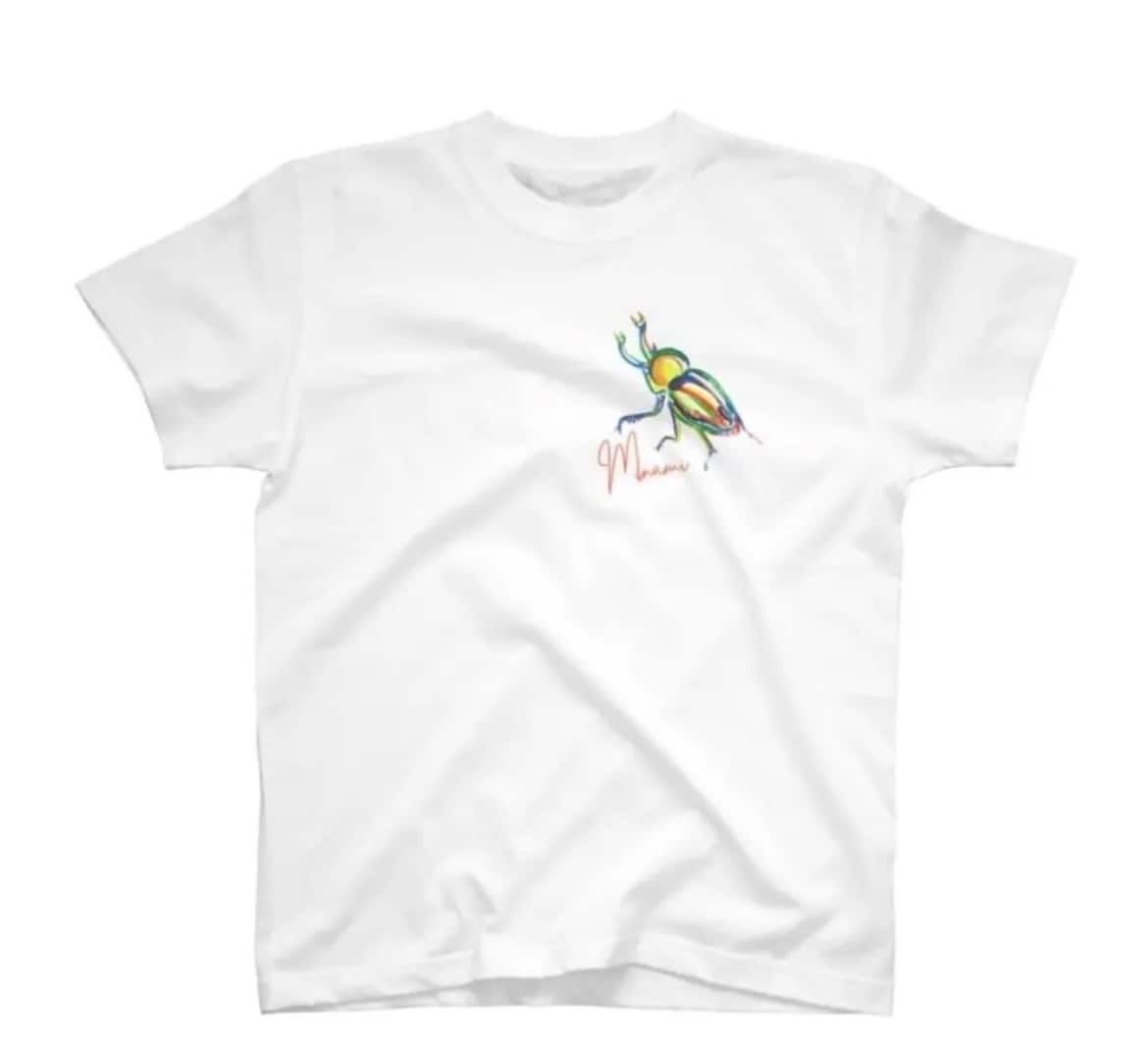 世界に一つだけ！お名前入り昆虫Tシャツお届けします 【名入れTシャツ・送料無料】ニジイロクワガタ イメージ6