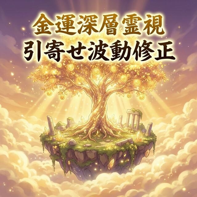 お金の不安を霊視し、金運底上げの波動修正をします お金が逃げていく負のループを断ち切る 深層霊視と引き寄せ結界 イメージ1