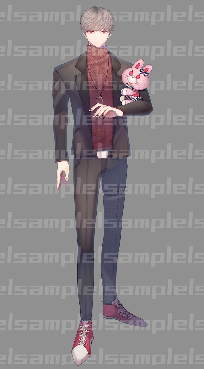 1点限定！『大人』モデル＆立ち絵込みで販売ます 男性Vtuberの姿をお探しの方、早く活動したい方オススメ！ イメージ2