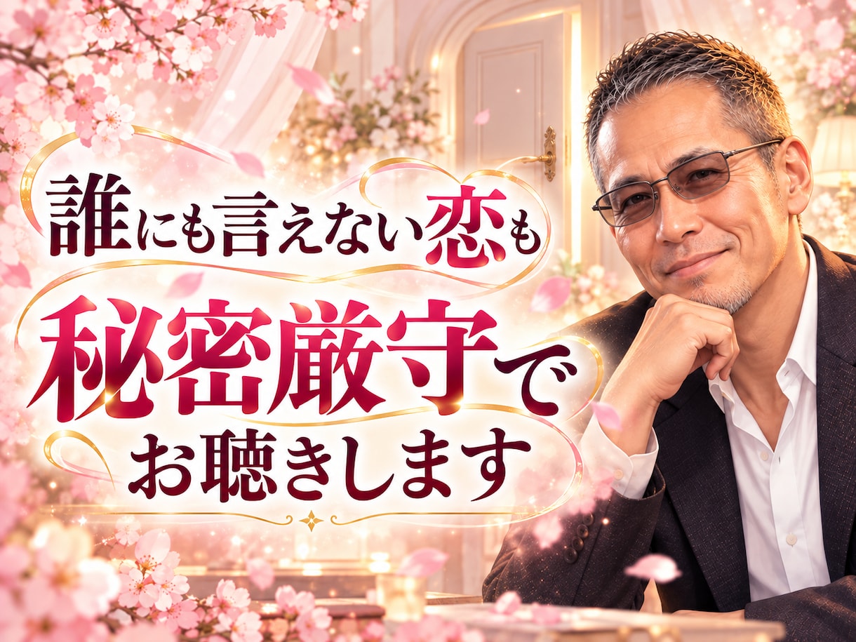 モテオヤジが神様カードで恋の迷いを読み解きます 波乱も複雑な恋も経験。カードと男心の本音で、次の一歩へ イメージ4