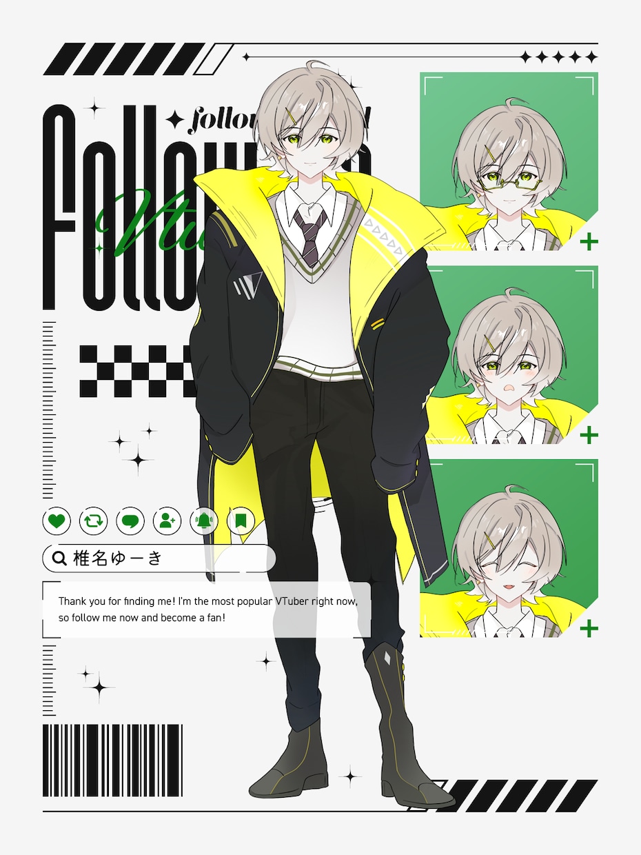配信ゲーム絵、グッズ、歌ってみたなどお描きします 男性も女性も透明感＆ゆる可愛いアイコン、イラスト、描きます！ イメージ8