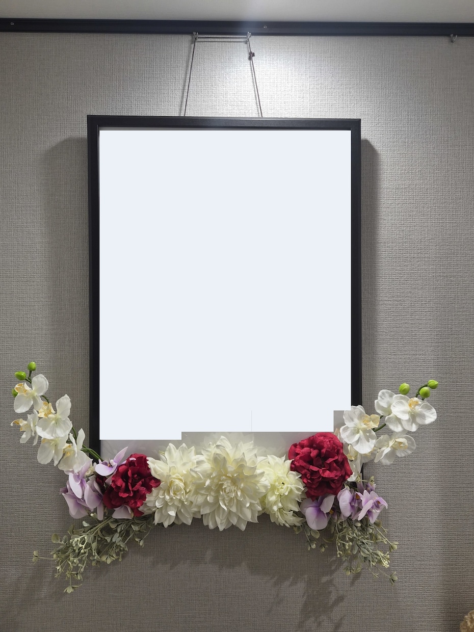 お二人だけのお花を作製いたします ウェルカムボードなどご希望に沿った作品を制作します イメージ3