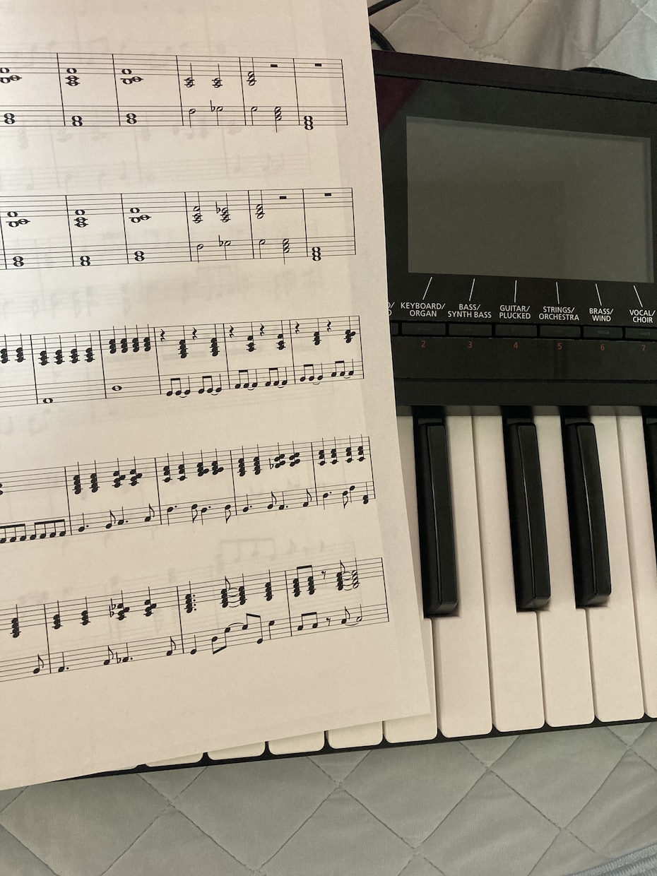 ピアノ歴20年♪ キーボードを耳コピします 【楽譜&音源】をご提供！音源スピード調節可能！ イメージ2