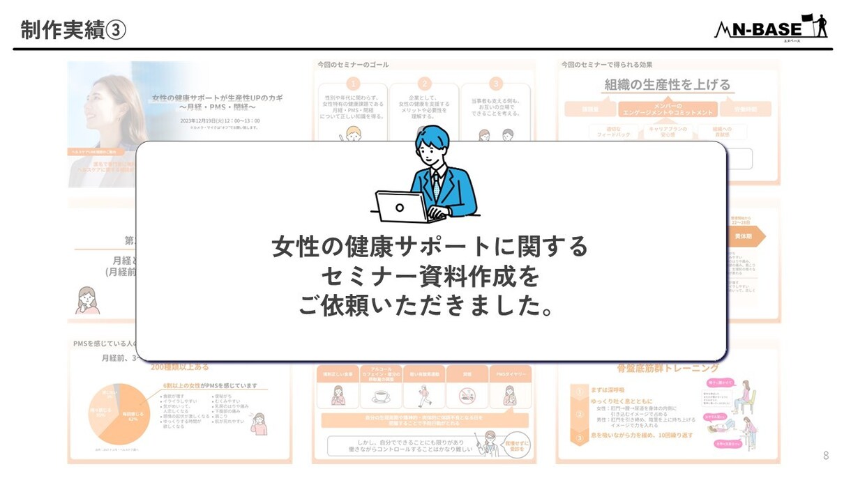 約20年の経験を活かし、相手に響く資料を作成します チャレンジを続けるあなたを全力でサポートします。 イメージ7