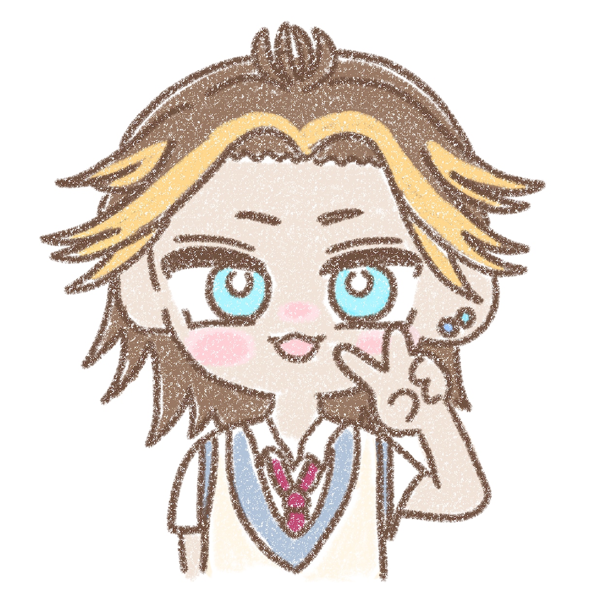 可愛いゆるふわなイラスト･アイコン描きます アイコンやプレゼントに！キャラや人物を可愛く描きます♪ イメージ2