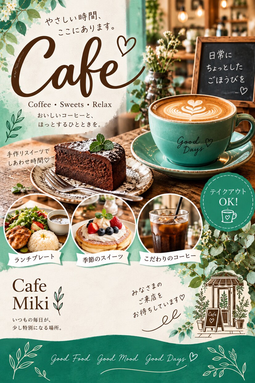 見やすく伝わるチラシを丁寧に制作します 初めての方にも寄り添い、想いが伝わる一枚に仕上げます。 イメージ8