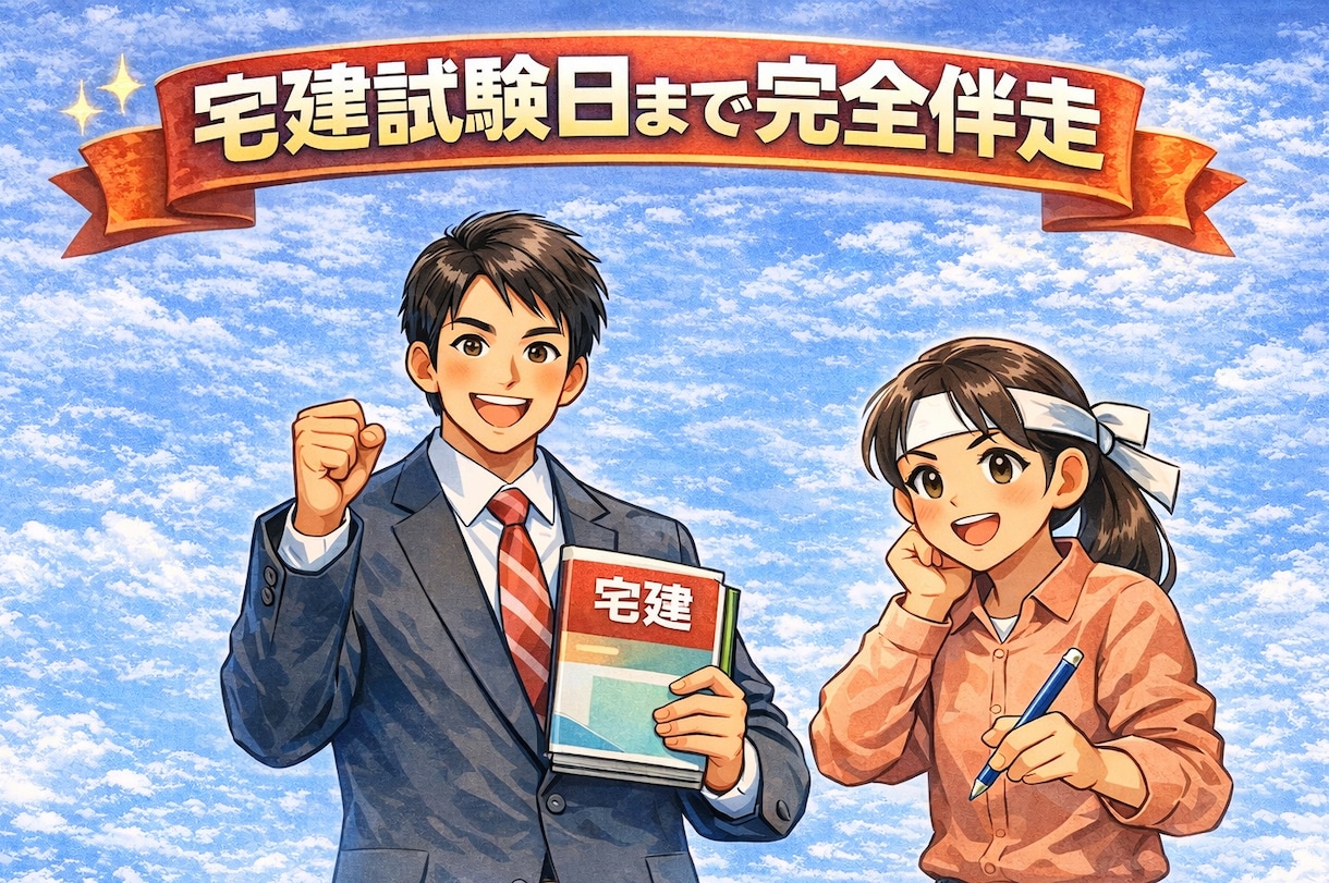 令和8年度宅建試験へ！徹底サポートします いよいよ試験日まで約1カ月！徹底サポートします！ イメージ2