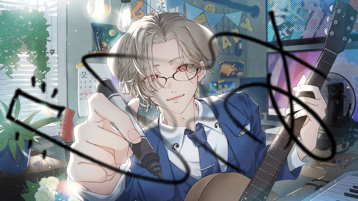 光を感じるやさしいイラストを描きます 配信サムネイル/MV/キービジュアル/SNS投稿などにぜひ◎ イメージ5