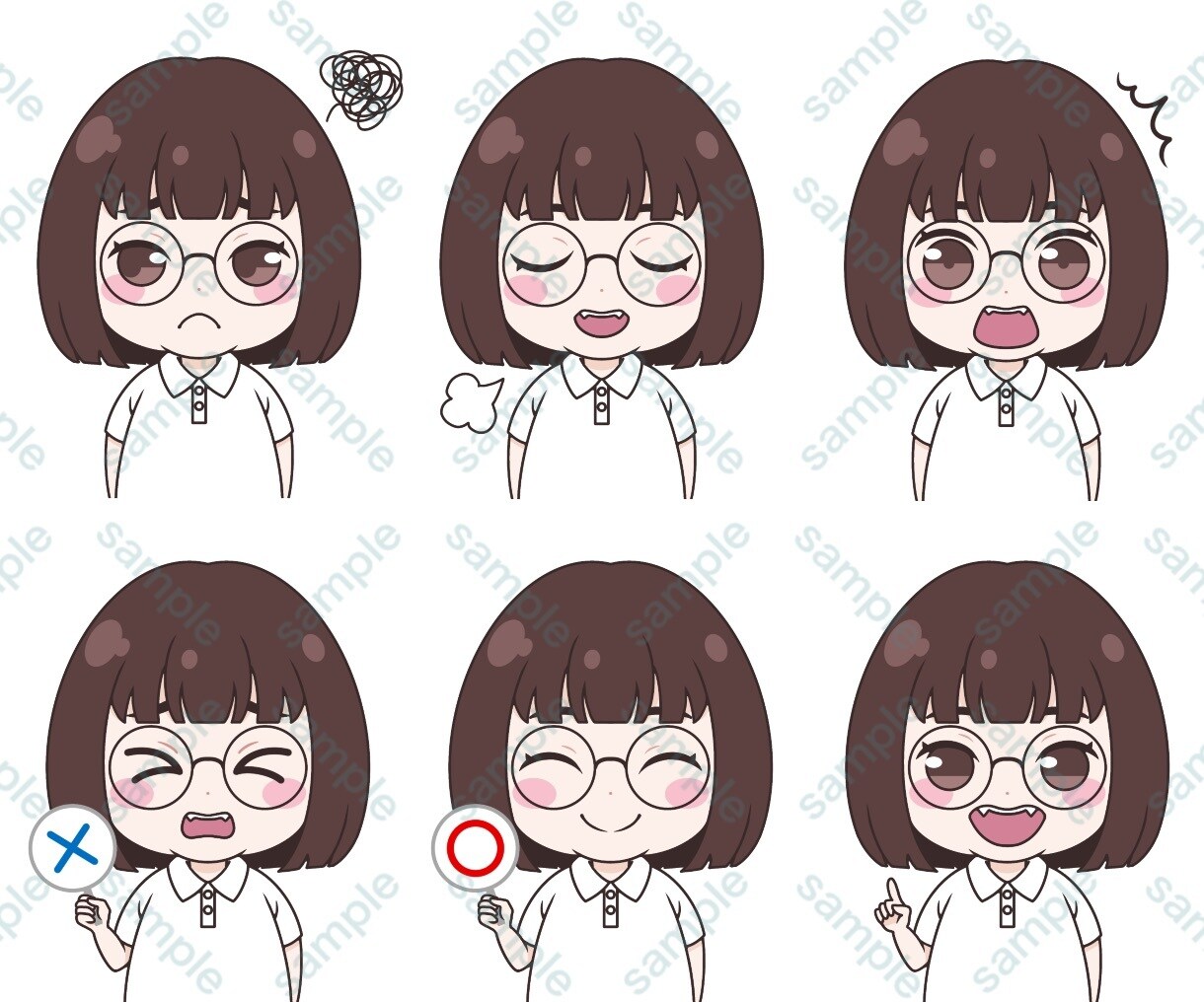 お好みのイメージで似顔絵をお描きします リアル系・シンプル系・アニメ塗り・ちびキャラなどご相談下さい イメージ9