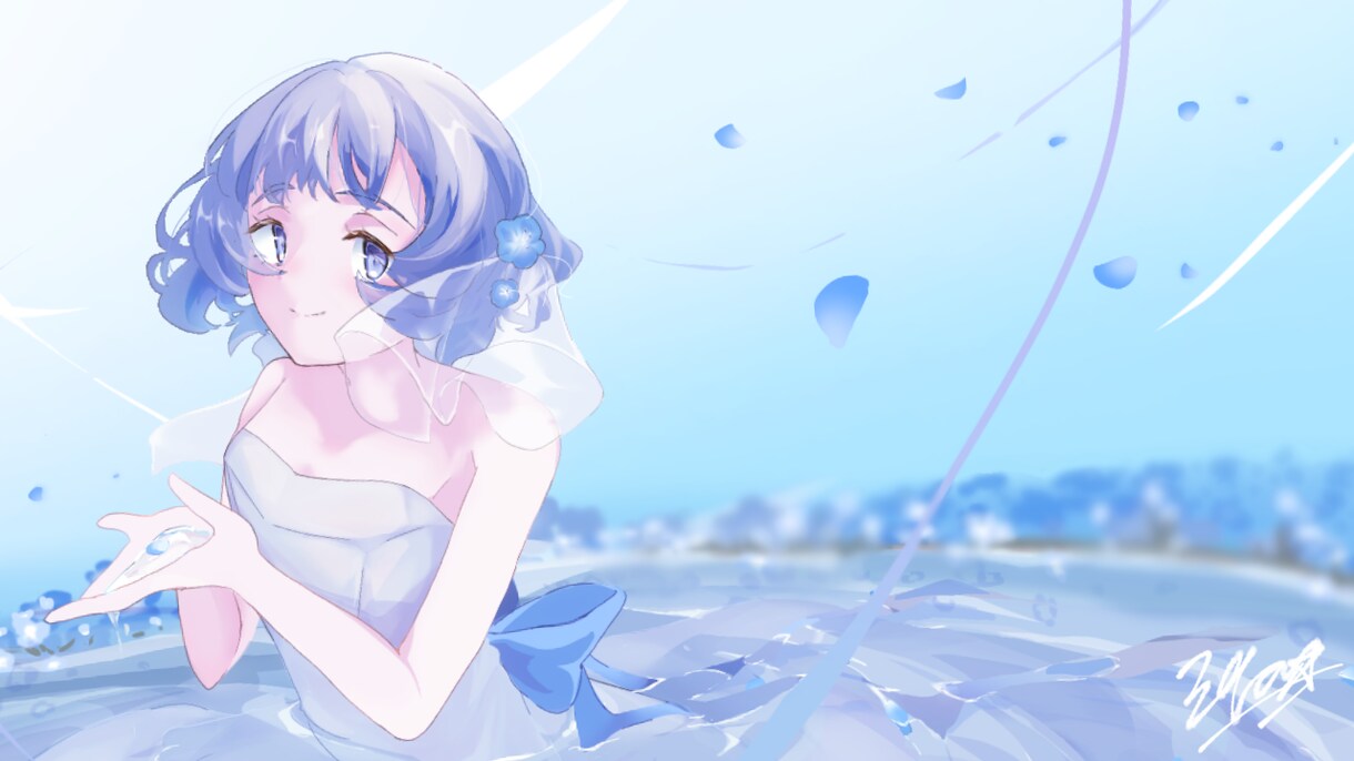 デジタル・2次元少女イラスト描きます かっこかわいい少女を描きます！ イメージ3