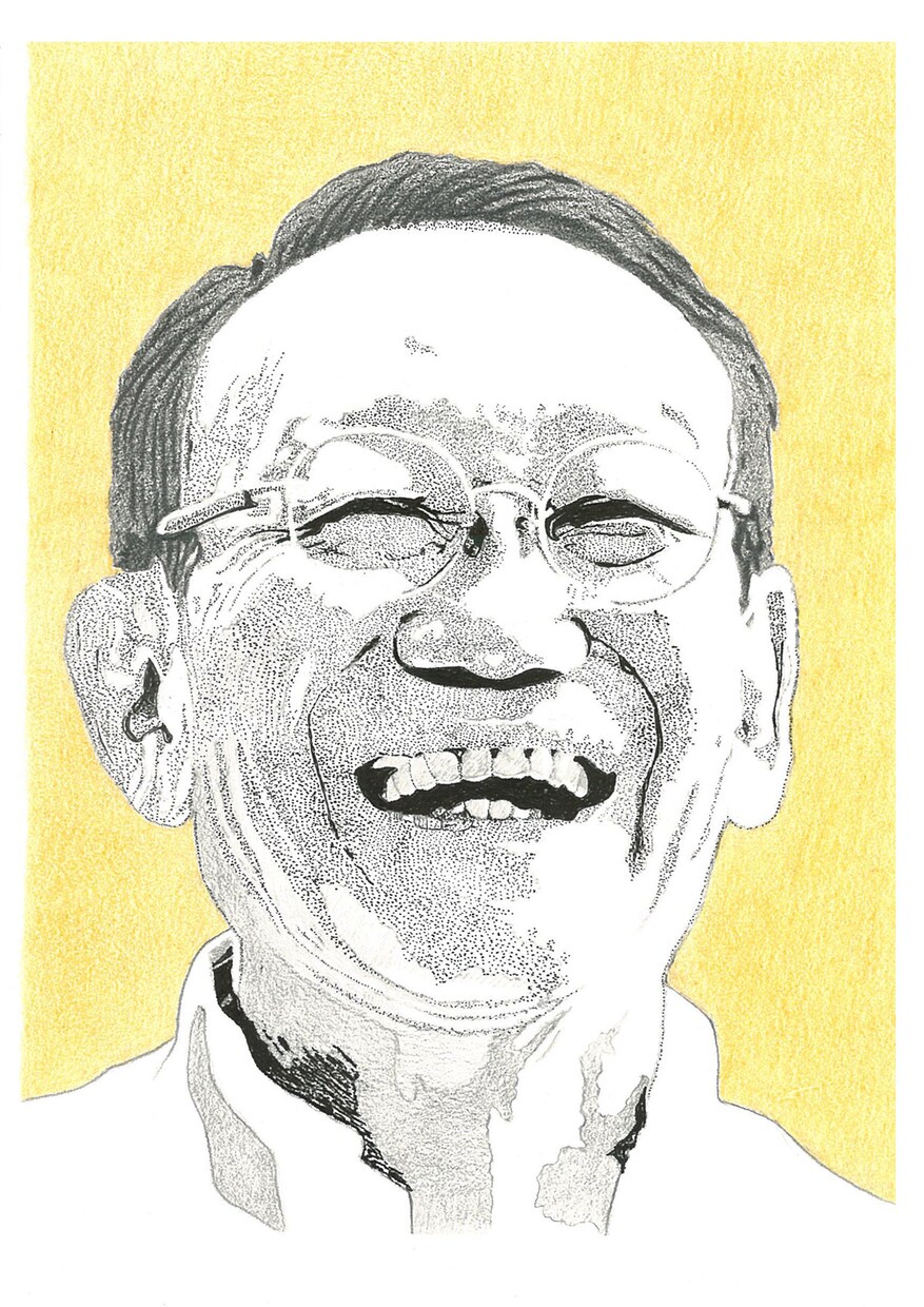ご老人の似顔絵をペン画、鉛筆画でリアルに描きます 還暦、古希、誕生日のお祝いなど、モノクロの似顔絵を描きます！ イメージ1