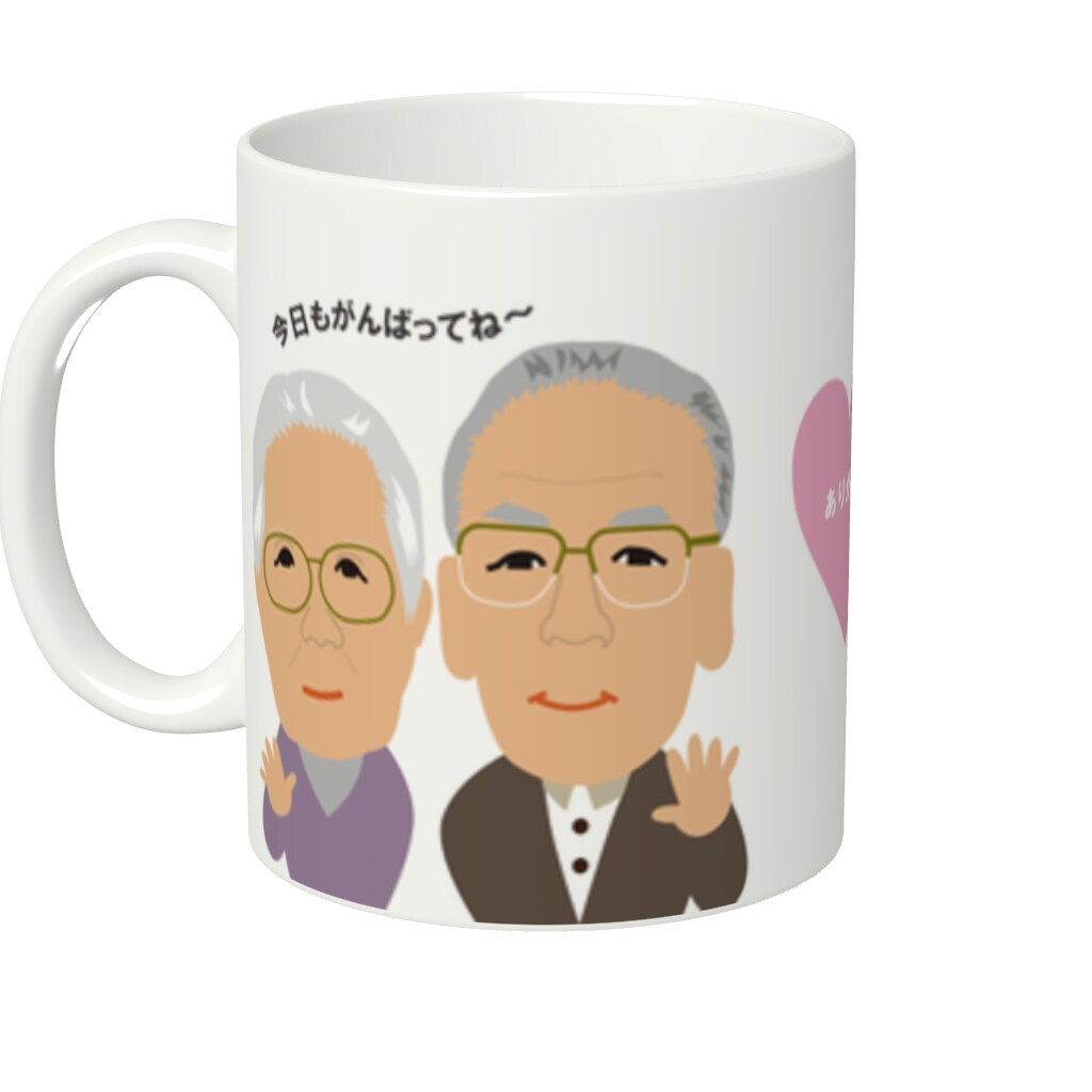 １人似顔絵マグカップ 制作します ～あなただけのオリジナルマグカップで、日常を彩る！～ イメージ2