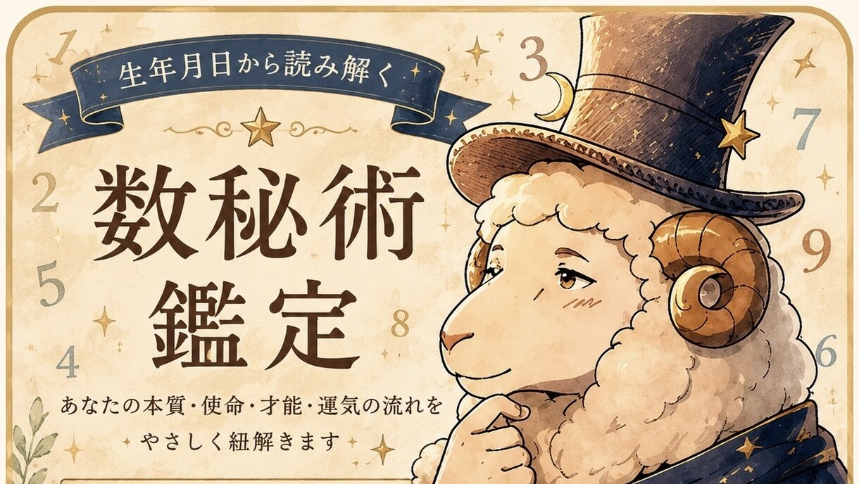 人生の転機・才能・傾向を深く読み解きます 迷いの晴れない方へ数秘術＆オラクルカード総合セッション イメージ1