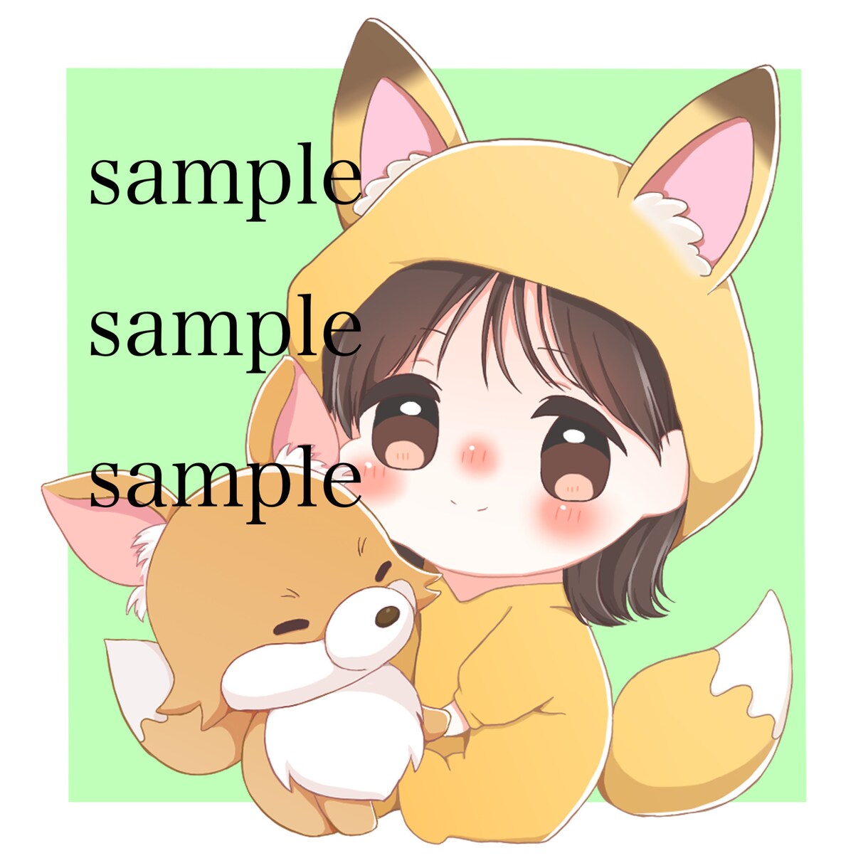 着ぐるみのかわいいイラスト描きます SNSのアイコンにぜひどうぞ！！！！！ イメージ6