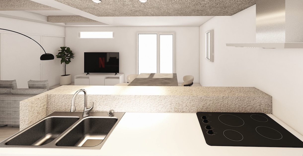 格安で複数パターン比較okの住宅パース制作します こだわる新築施主様に！色・家具を比較できる住宅パース制作 イメージ3