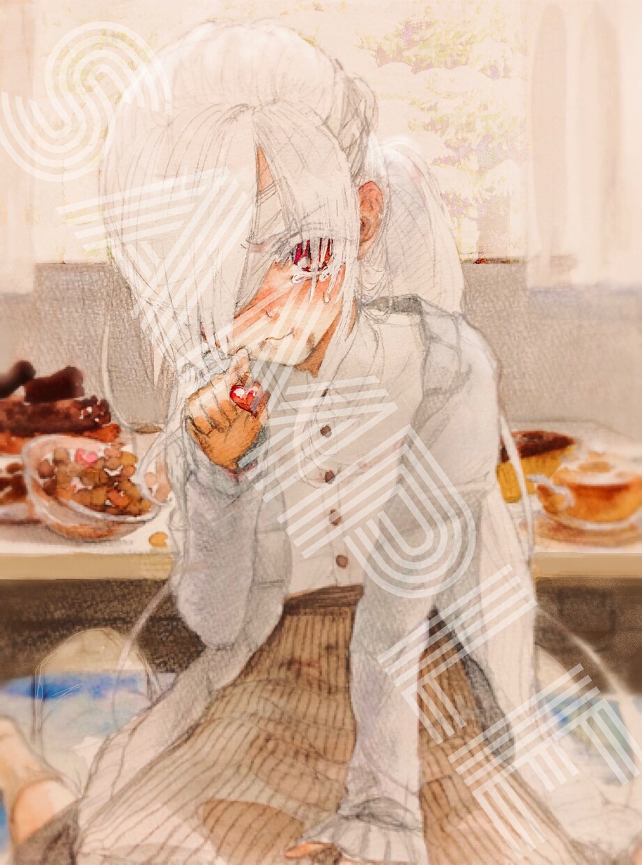 あなたの創作キャラををアナログ水彩で描きます 額装・現物発送も。あなたの「うちの子」描かせてください！ イメージ4