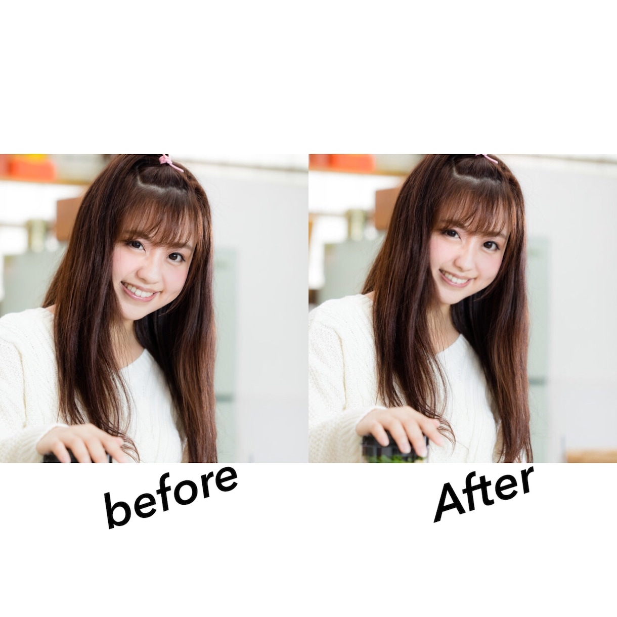 自撮り・他撮りをナチュラルに加工します 写真が盛れない…そんなあなたへ。 イメージ1