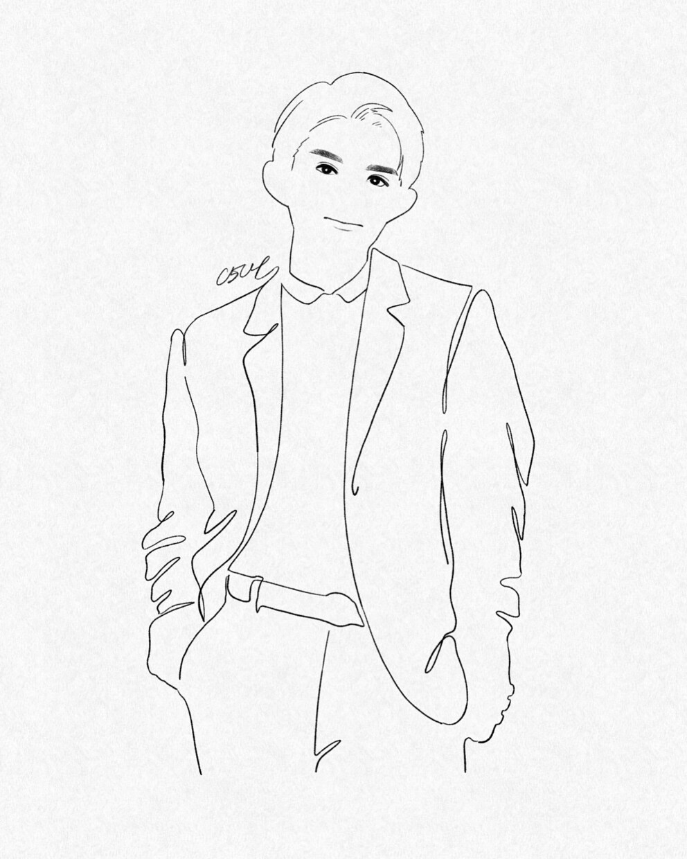 実績0！格安受付中！★お洒落な線画イラスト描きます アイコン・グッズなど用途に合わせたオリジナルイラスト イメージ5