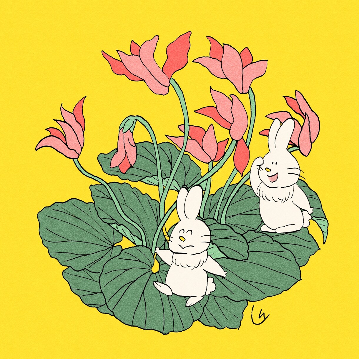 ほんわか手描きのアイコンや挿絵を描きます SNSや挿絵などに！優しい雰囲気のイラストを制作します イメージ4