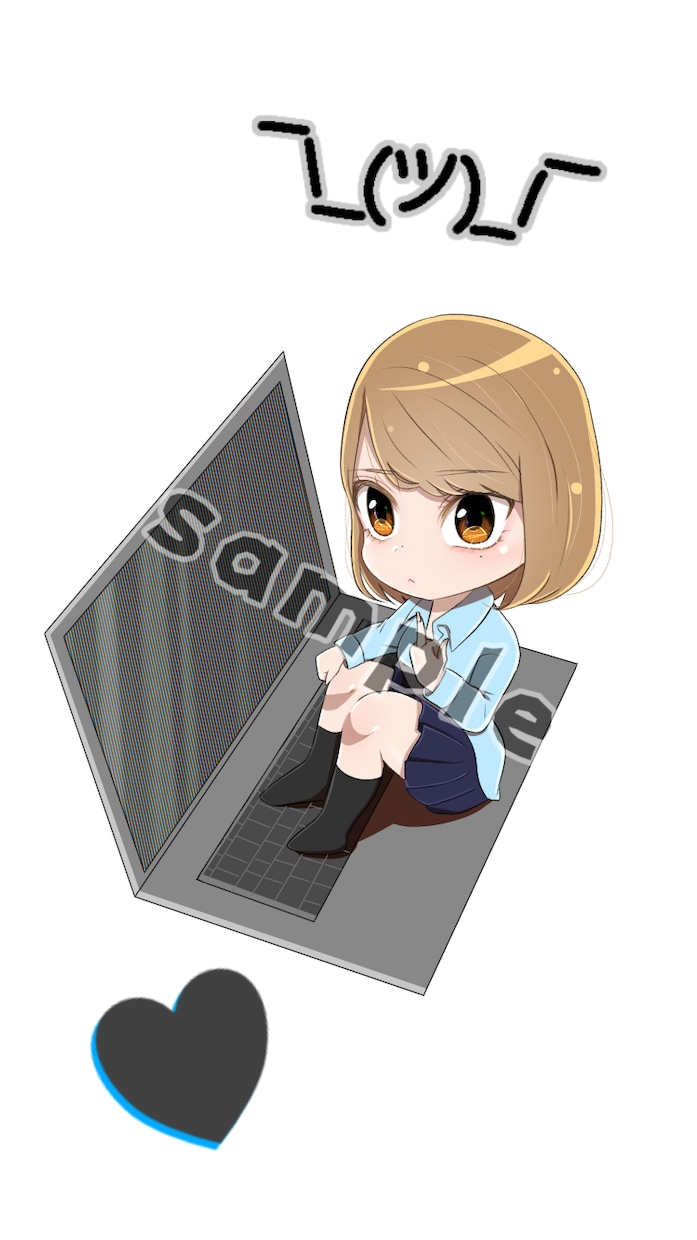 あなただけのチビキャラ描きます 主にSNSのアイコン用です。まずはご相談下さい！ イメージ1