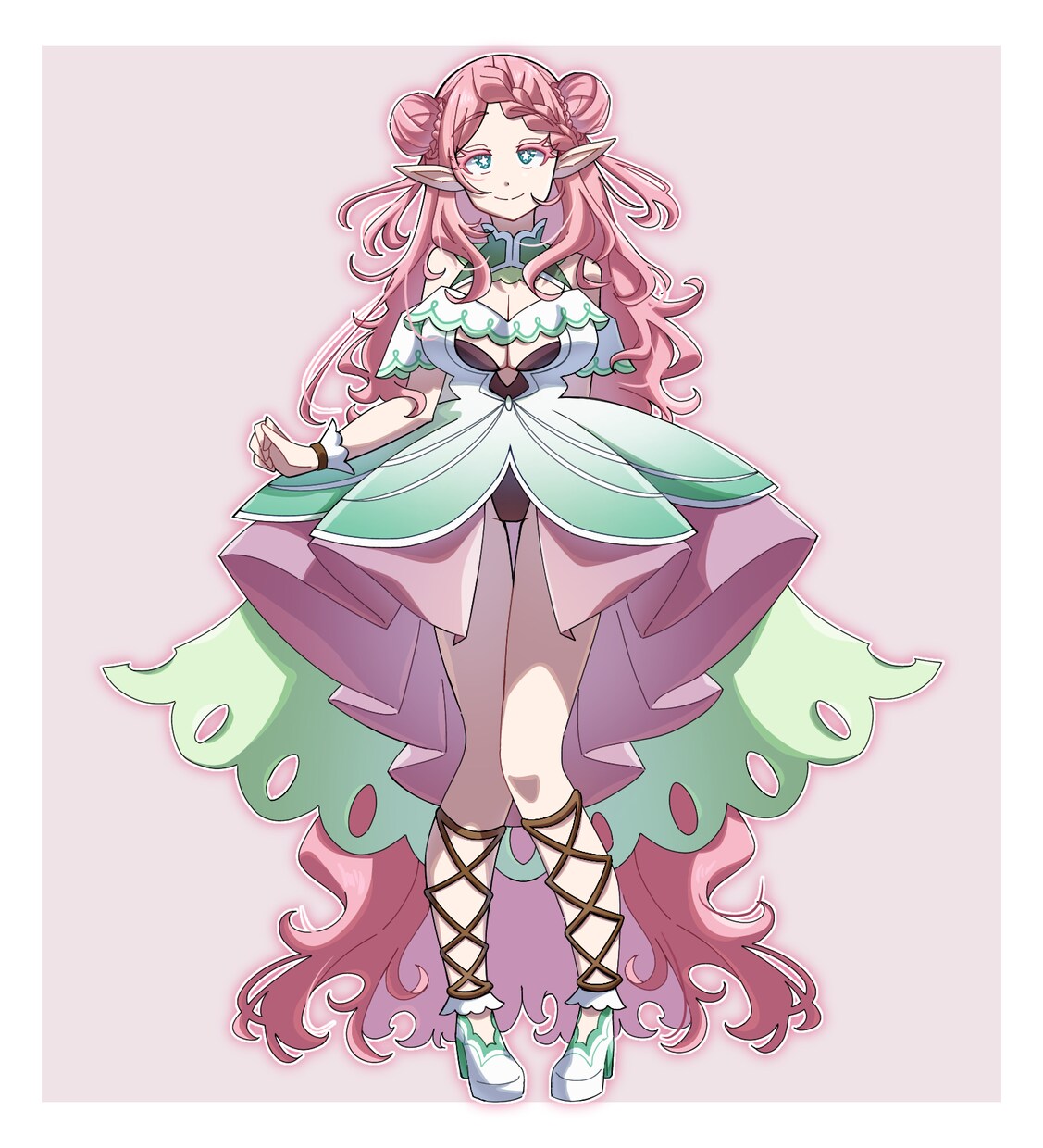 毛先の多いキャラクターの立ち絵を描きます アニメ塗りや女の子を描くのが得意です イメージ9
