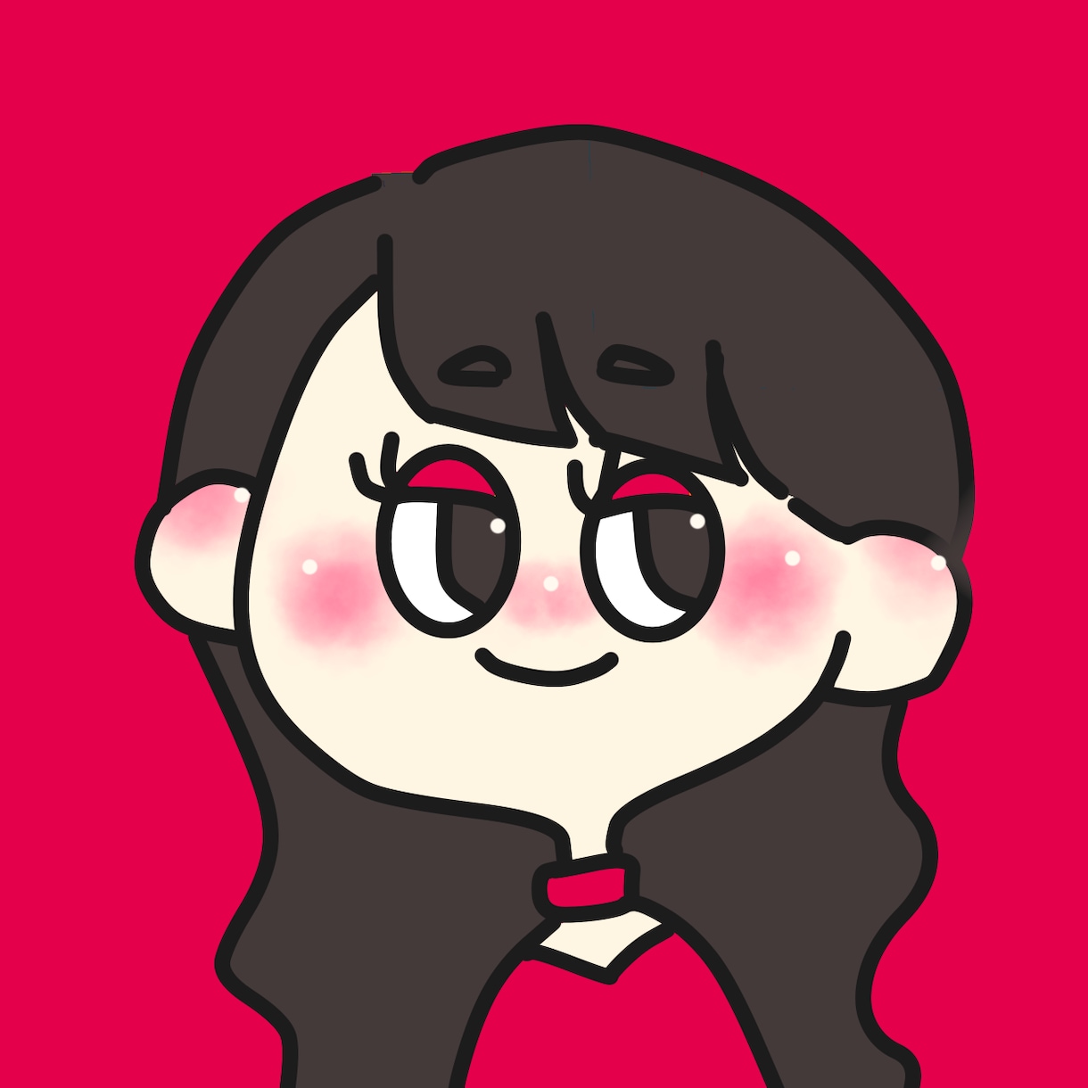 ポップで可愛いSNS似顔絵アイコンお描きします 世界に一つだけのオリジナル似顔絵アイコンを作ります！ イメージ4