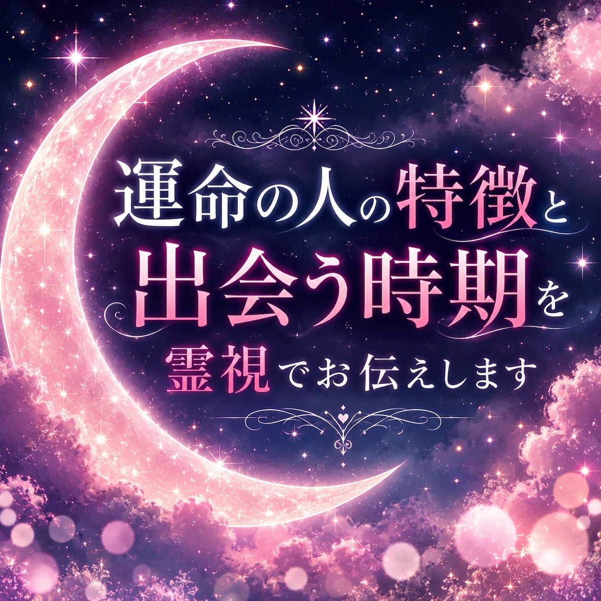 運命の人の特徴と出会う時期を霊視でお伝えします その人はどんな人なのかいつ現れるのかご縁の流れを読み解きます イメージ1