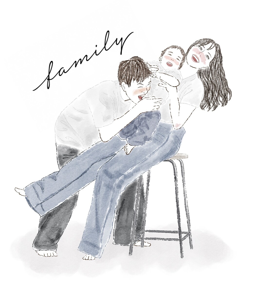 結婚祝いに人気 | 水彩画似顔絵描きます 【イラストオーダー】水彩画風イラスト♡結婚祝いに人気 イメージ6