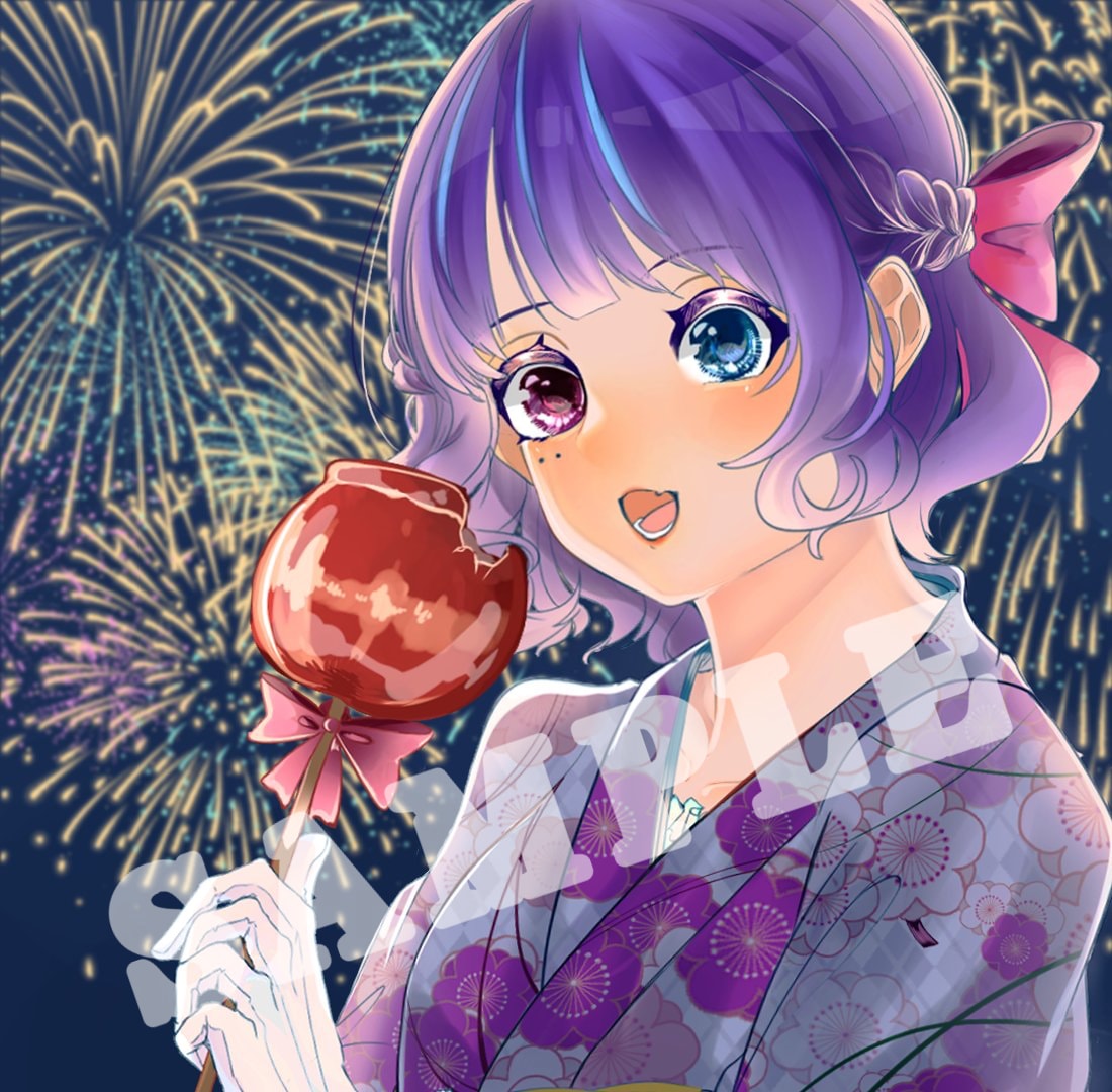 きらきらとした可愛い女の子描きます 可愛い女の子やカッコイイ女の子なんでもお任せください イメージ2