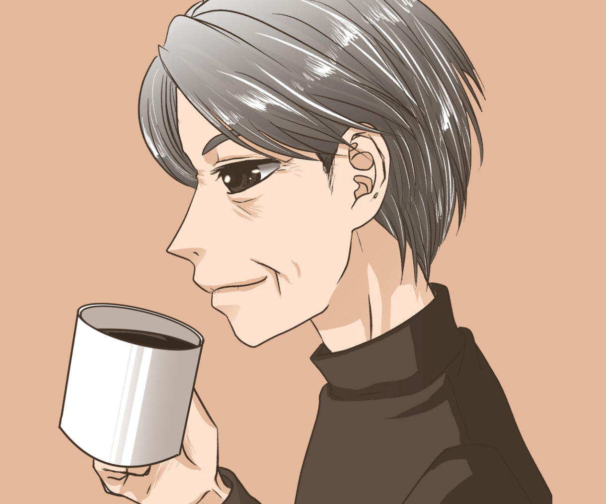 選べる塗り！男性描きます イケメン、美少年、おじさん、おじいさんetcお任せください！ イメージ5