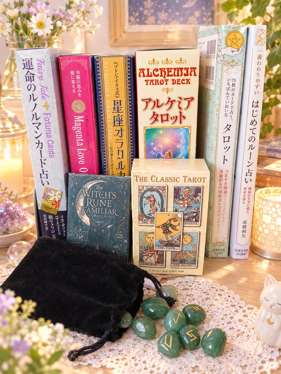 タロットを使ってお悩みと向き合わせて頂きます ひとりで抱えた想いを、安心して話せる場所に。 イメージ1