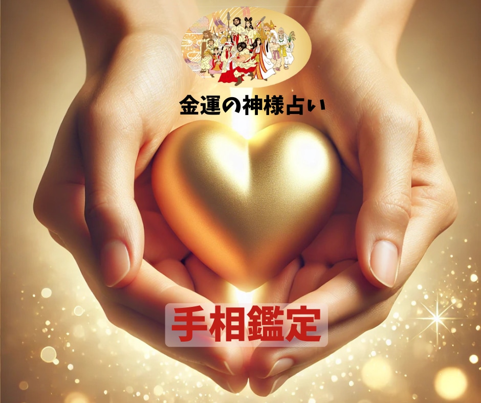 金運特化【 金運の神様占い 】手相鑑定 いたします ～ 金運 & 財運アップ ～   手相診断 イメージ1