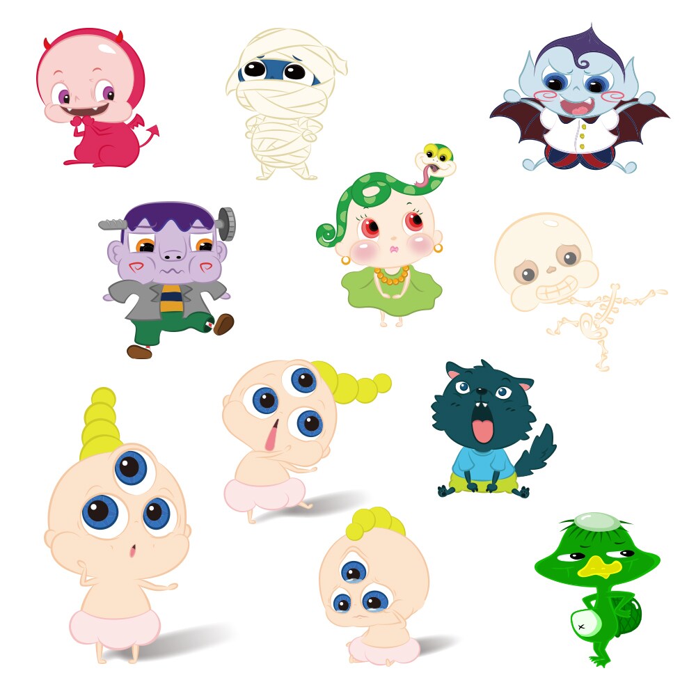 ゆるかわキャラクターのイラストを描きます マスコットキャラクターやSNSアイコンなどにおすすめ！ イメージ2
