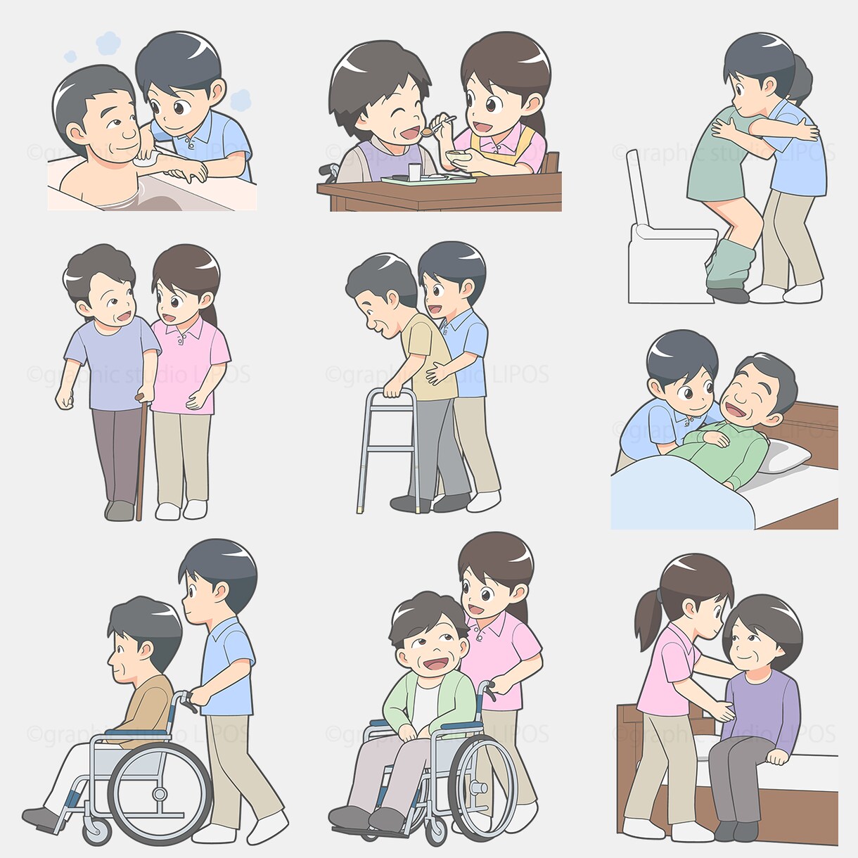 動きを感じる表現・構成でイラストを制作します アニメーションとデザインのノウハウを融合させて制作します！ イメージ5