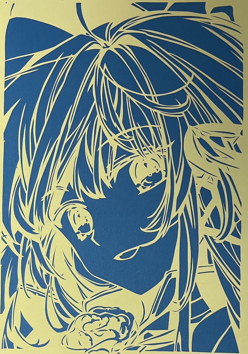 イラストを切り絵にします カラー、モノクロどちらも制作できます イメージ9