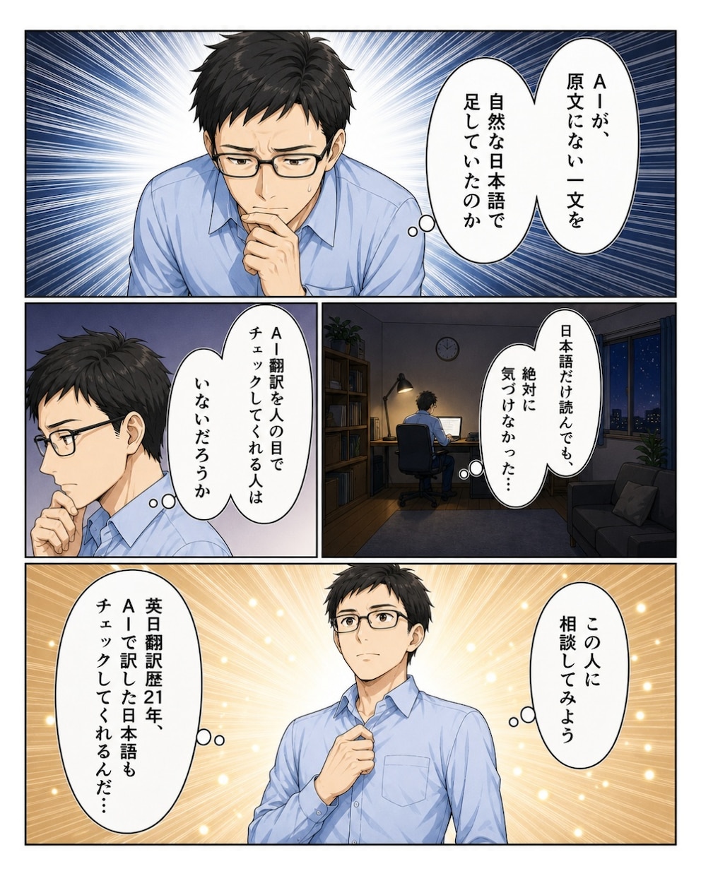 英語→日本語のAI翻訳をプロが原文を見て校正します 翻訳歴21年。誤訳・訳抜け・数字の間違いまで確認 イメージ7