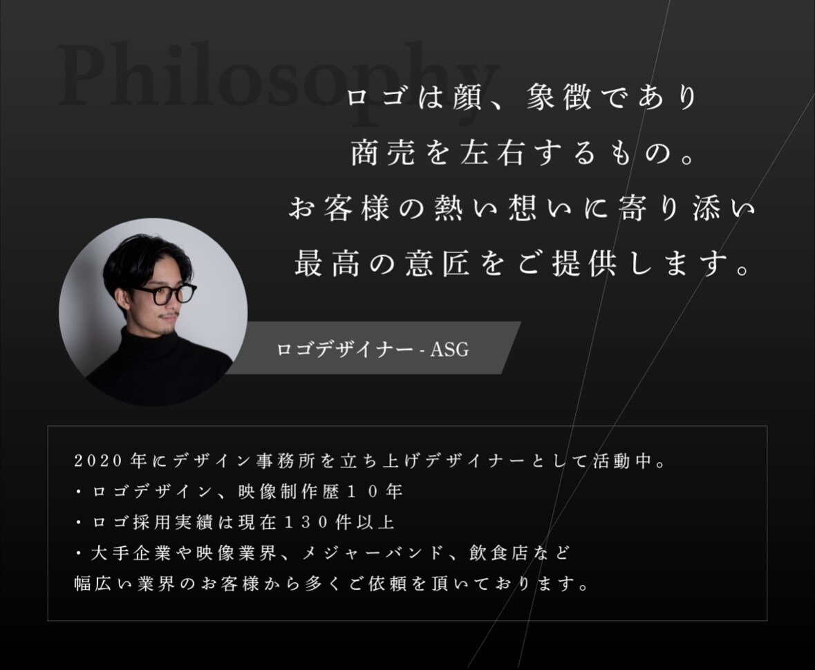印象的で粋なロゴを制作いたします 3案提案 | 商用利用可 | VI・AIデータ込み イメージ2