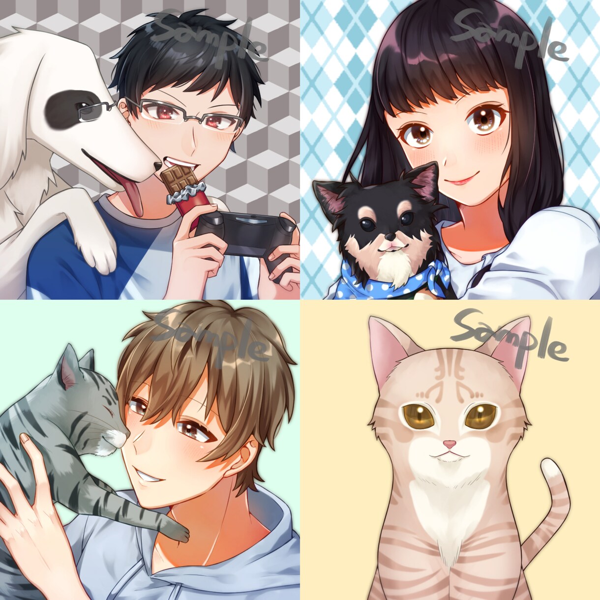 キラキラとした鮮やかなアイコンを制作します 即購入OK！三種類からお好きな絵柄が選べます！ イメージ8