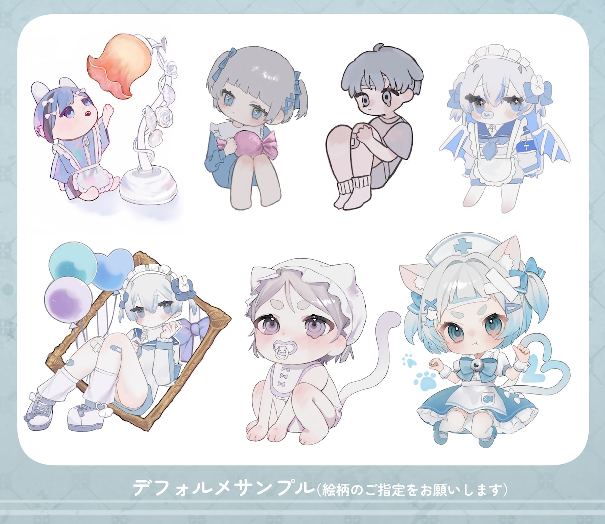 修正無制限！癖を感じるキャラクターを制作いたします 性癖もりもり、こだわりのキャラクター・衣装デザイン イメージ4