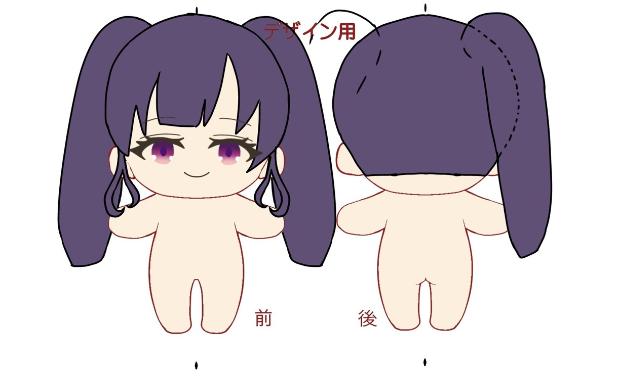 あなたの推しをぬいぐるみイラストにします これからぬいぐるみ作成する方のお手伝いをします！ イメージ3