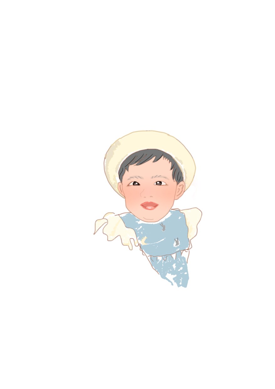 お気に入りの写真をイラストにします 【2枚セット】【フルカラー】【納期24時間以内】 イメージ6