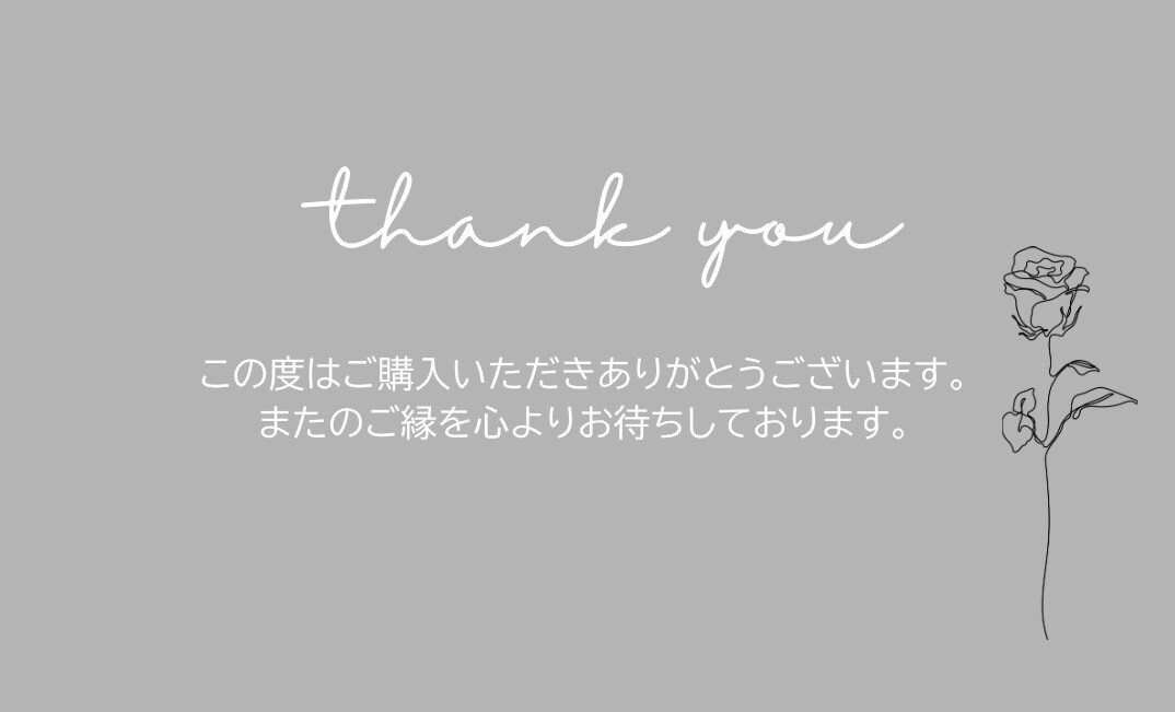 Canva 名入れサンキューカード作成します 大人可愛いボタニカルデザイン♪名入れデータ納品でお得に活用！ イメージ6