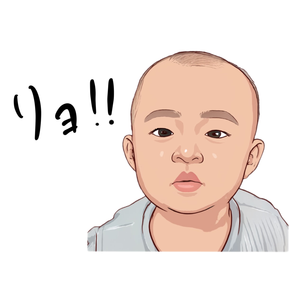 お子様のイラストLINEスタンプ作ります 写真を元にイラストを作成しオリジナルLINEスタンプを作成 イメージ6