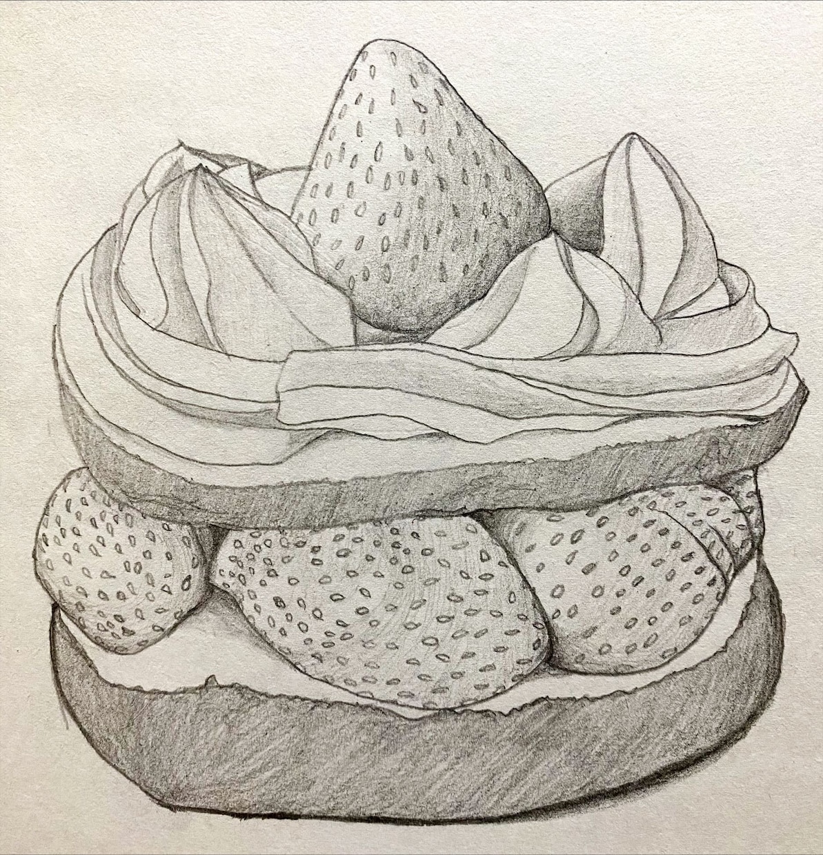 鉛筆･色鉛筆でスイーツイラストを描きます 鉛筆･色鉛筆・ボールペンイラスト画。原画郵送可能です。 イメージ2